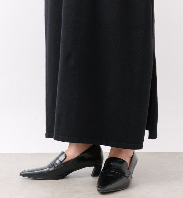  「【抜け感◎】ディープVニットワンピース」|ワンピース|