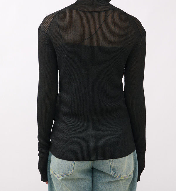  「【レイヤードにも使える】シアータートルニット」|ニット・セーター|