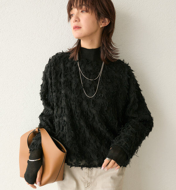  「【レイヤードにも使える】シアータートルニット」|ニット・セーター|