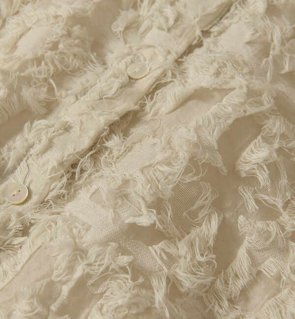  「【着映え◎】カットジャガードフレンチシャツ」|シャツ・ブラウス|