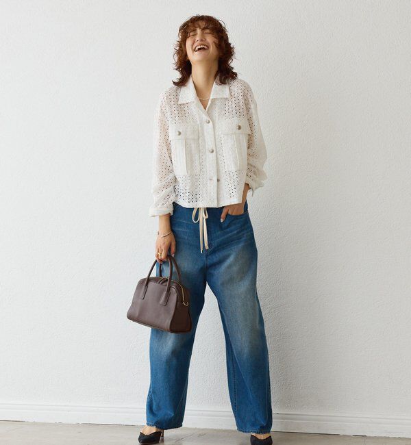  「【着映え◎】レースワークジャケット」|その他|