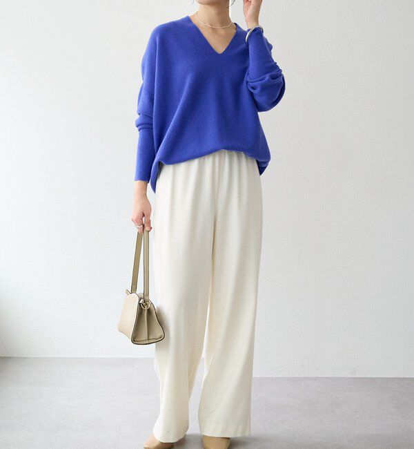  「予約【リバイバル/新色追加/7色展開】ウール100NEWバックボリュームニット」|ニット・セーター|