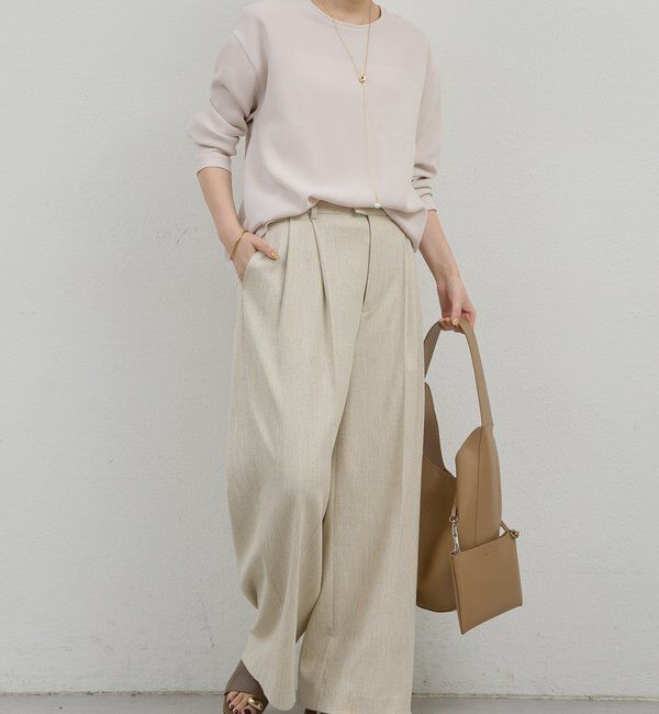  「【新色登場！】バックスリットブラウスT」|シャツ・ブラウス|