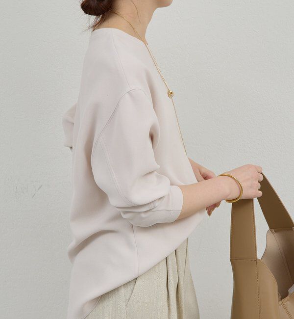  「【新色登場！】バックスリットブラウスT」|シャツ・ブラウス|