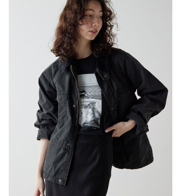  「【REMI RELIEF】別注コーティングキャンバスフィールドジャケット」|その他|ブラック