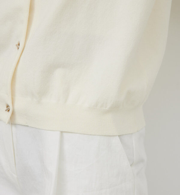  「Tバーハーフスリーブカーディガン」|ニット・セーター|