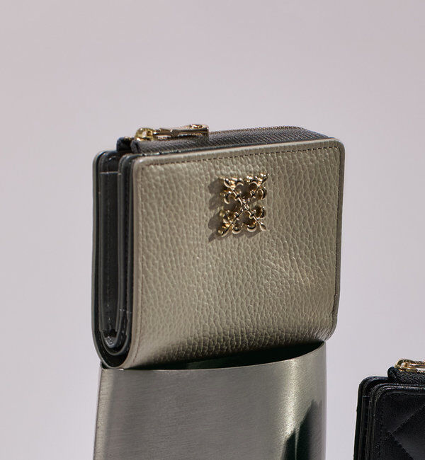  「モノグラムプレートハーフウォレット」|財布|