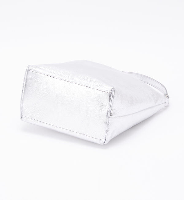  「ソフトレザーシンプルショルダーバッグ［silver］」|ショルダー・メッセンジャー|