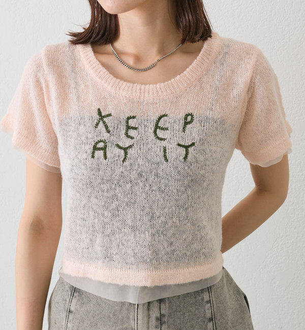  「刺繍チビニット」|ニット・セーター|