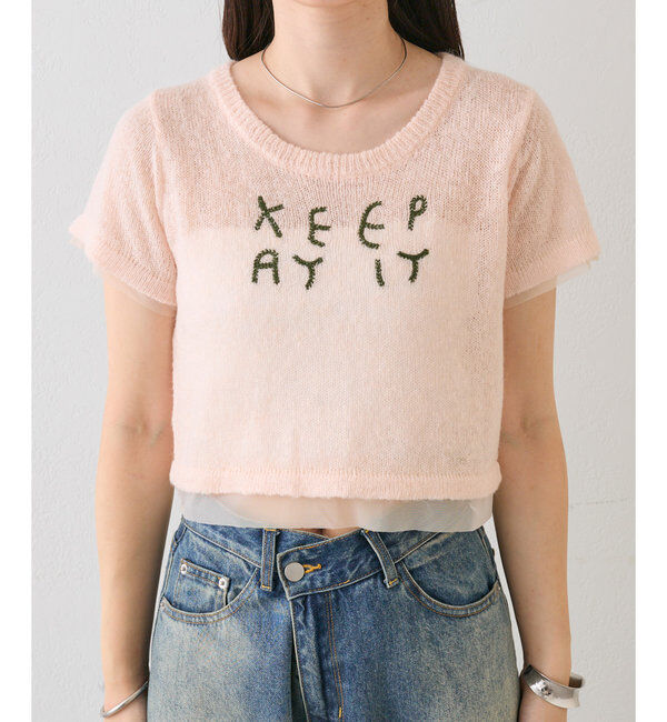  「刺繍チビニット」|ニット・セーター|