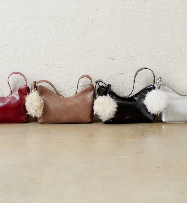  「loti ファーポーチ付きホーボーBAG」|トートバッグ|