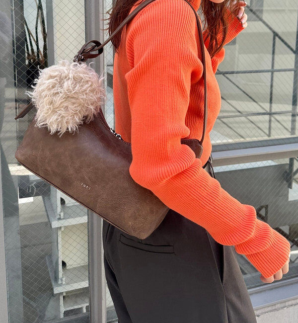  「loti ファーポーチ付きホーボーBAG」|トートバッグ|