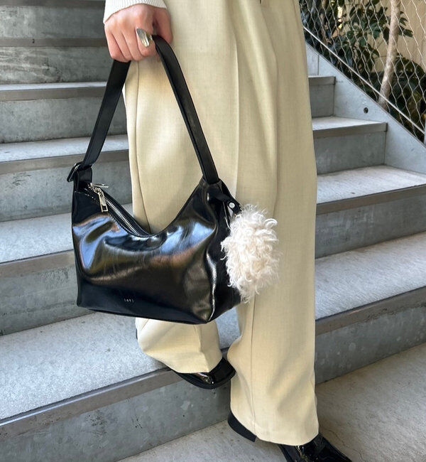  「loti ファーポーチ付きホーボーBAG」|トートバッグ|