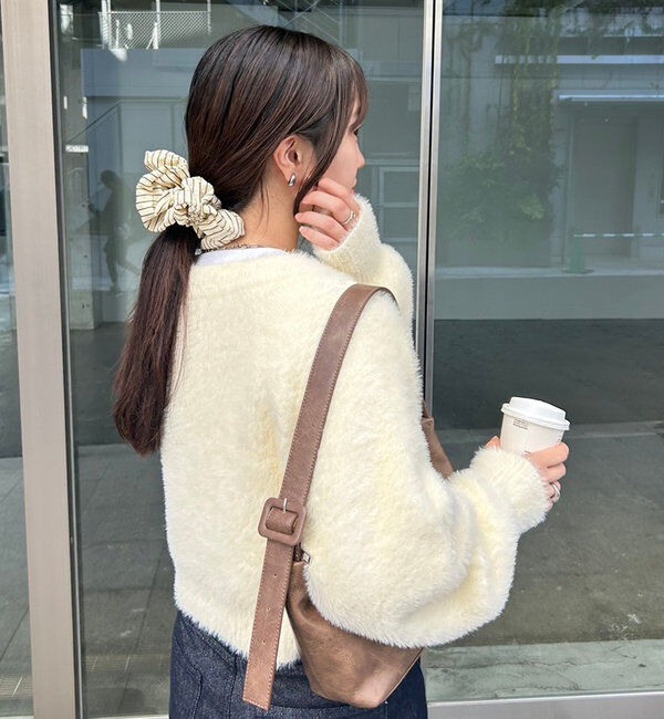  「ミンクライクカーディガン」|カーディガン|