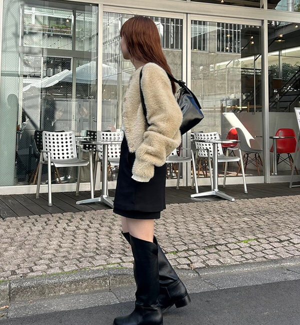  「ミンクライクカーディガン」|カーディガン|