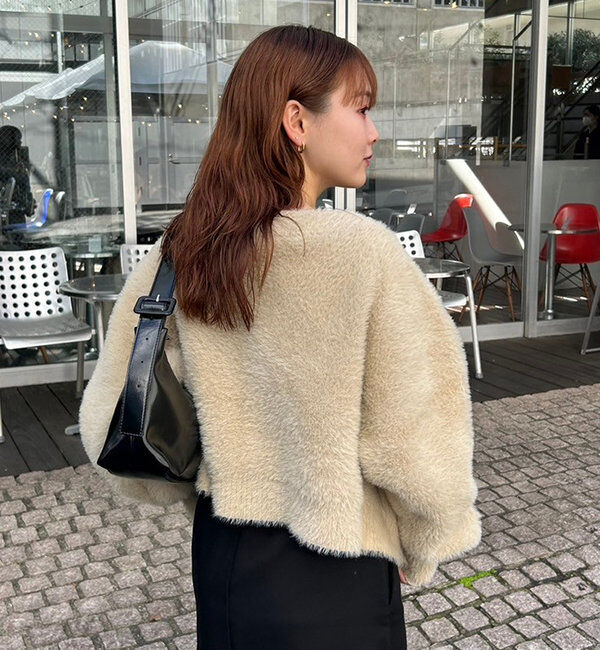  「ミンクライクカーディガン」|カーディガン|