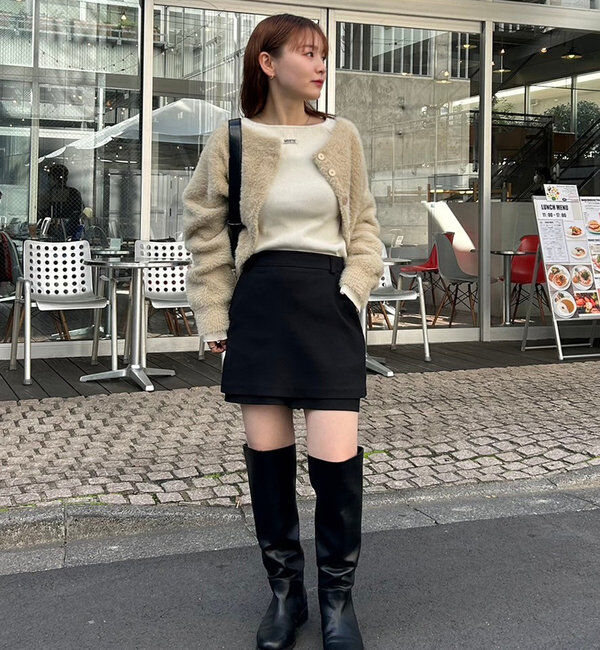  「ミンクライクカーディガン」|カーディガン|