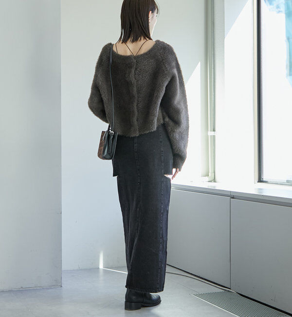  「ミンクライクカーディガン」|カーディガン|