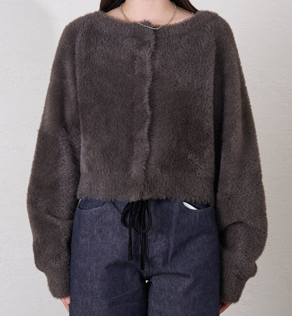  「ミンクライクカーディガン」|カーディガン|