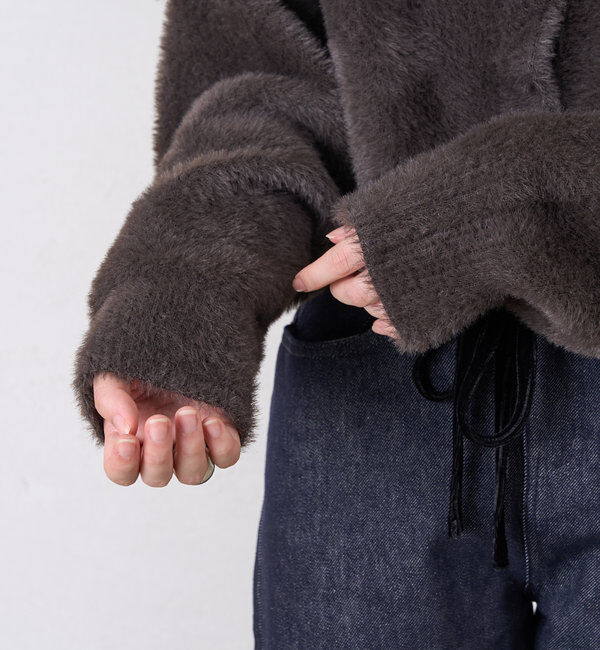  「ミンクライクカーディガン」|カーディガン|