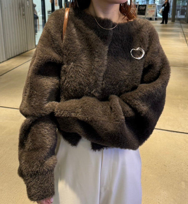  「ミンクライクカーディガン」|カーディガン|