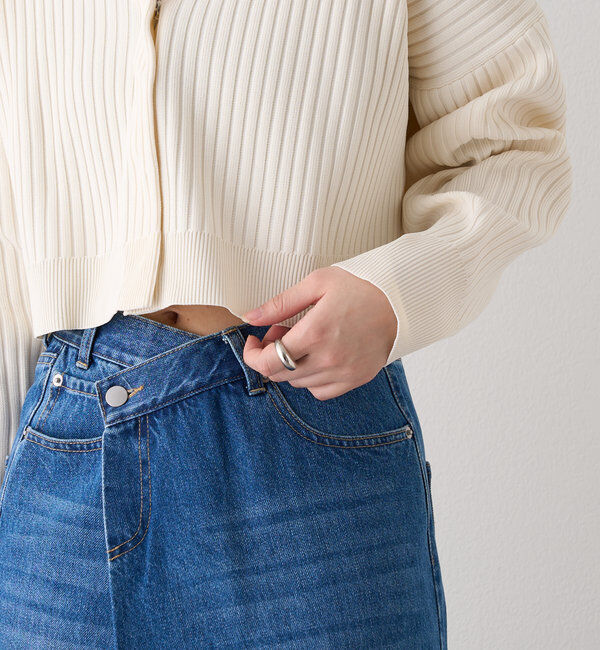  「Vワイドショートカーディガン」|カーディガン|