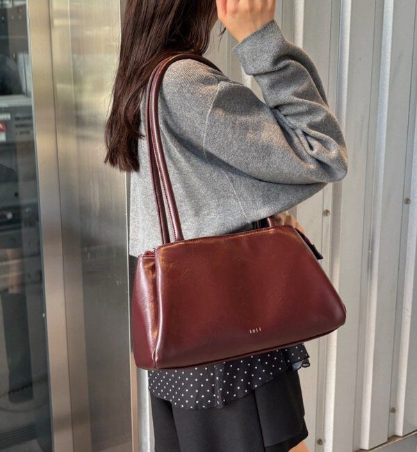  「loti 3ポケットBAG」|ショルダー・メッセンジャー|ボルドー