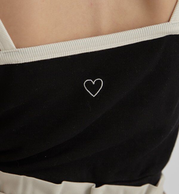  「カップ付き 配色キャミ」|キャミソール|