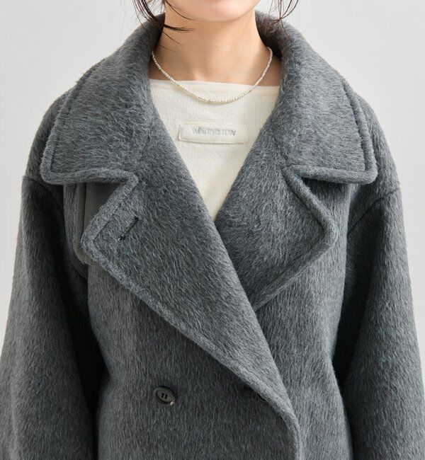  「ウール混 シャギーミドルコート」|その他|