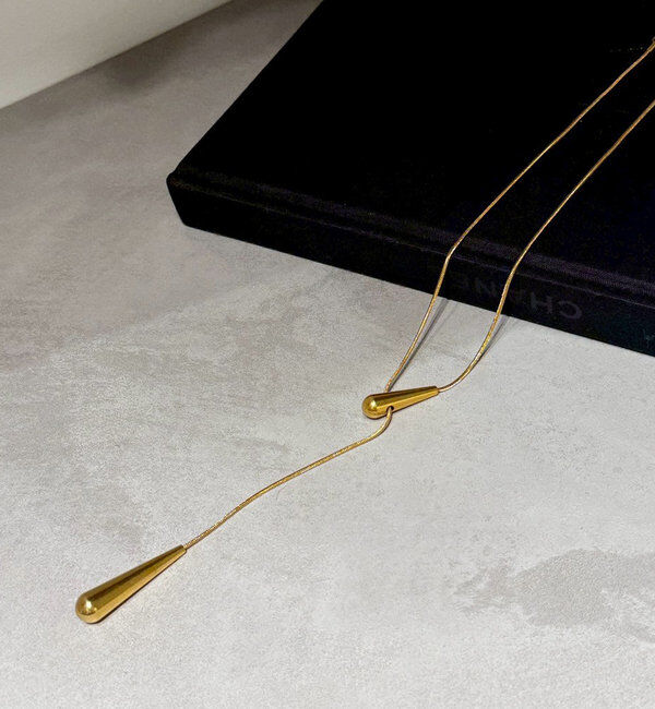  「【GALENA/ガレナ】スライドドロップネックレス」|リング|