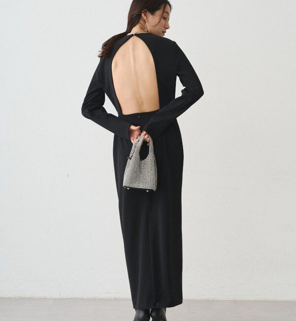  「【Atelier N5/アトリエヌメロサンク】バックオープンワンピース」|ワンピース|