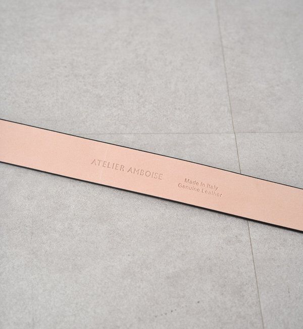  「ATELIER AMBOISE レザーガチャベルト」|ベルト|