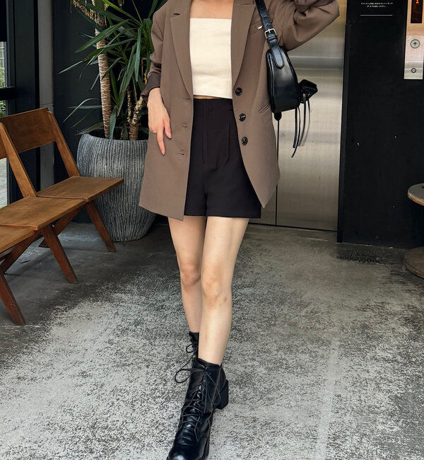  「【セットアップ対応】シングルロゴジャケット」|テーラードジャケット|