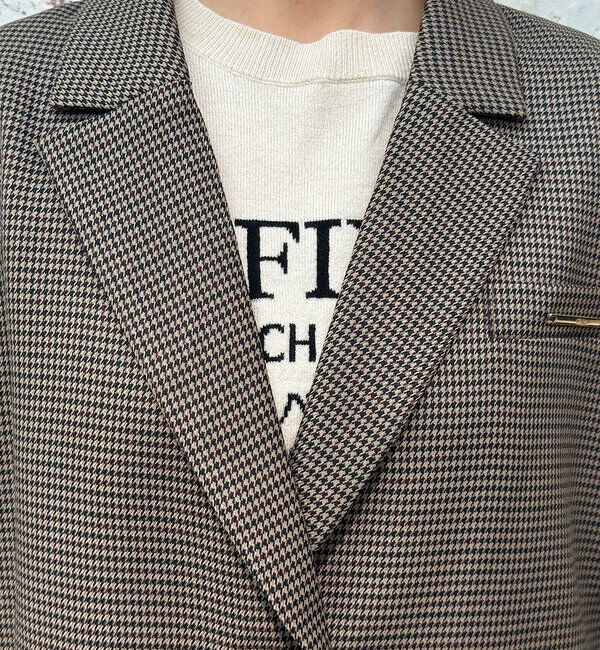  「【セットアップ対応】シングルロゴジャケット」|テーラードジャケット|