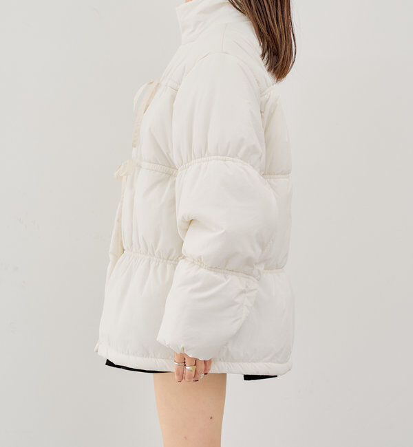  「リボンギャザー中綿ブルゾン」|その他|