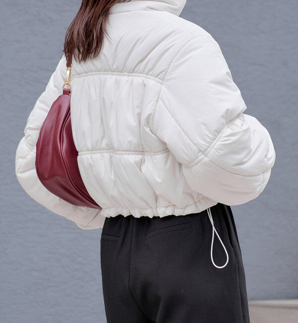  「リボンギャザー中綿ブルゾン」|その他|