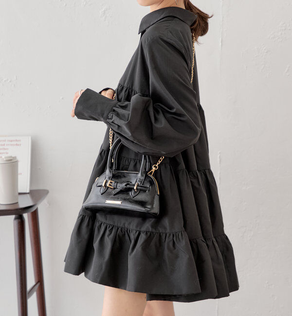  「フリルティアードチュニックシャツ」|シャツ・ブラウス|