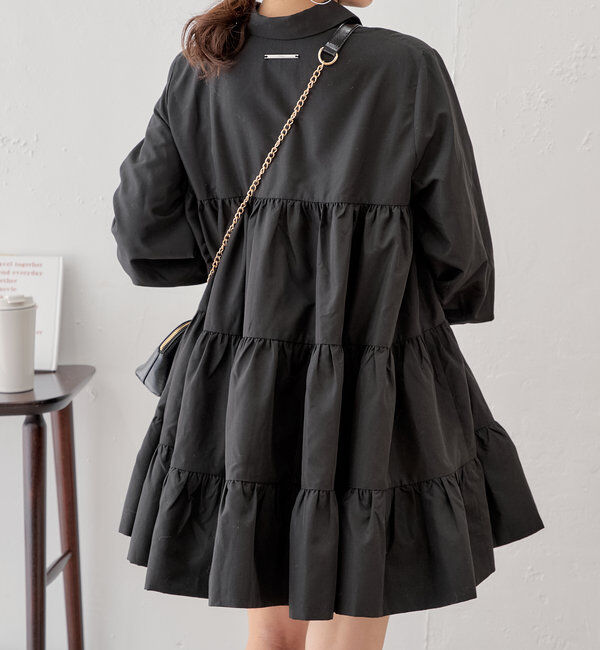  「フリルティアードチュニックシャツ」|シャツ・ブラウス|