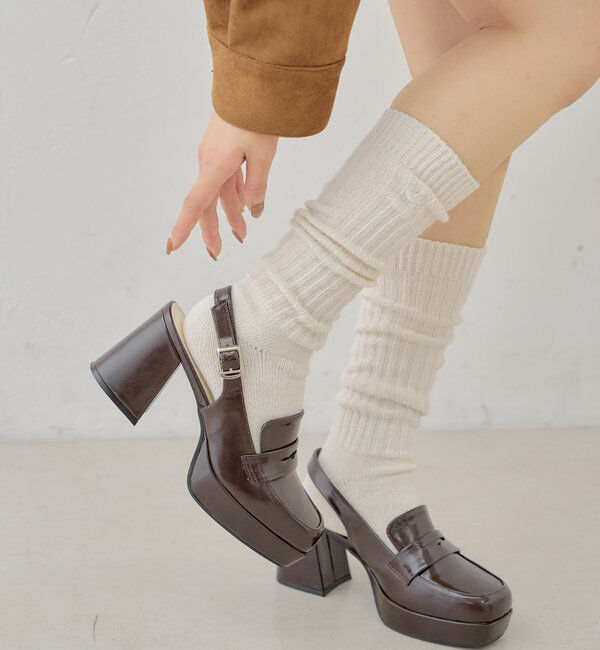  「【3サイズ展開】ヒールローファー」|その他|