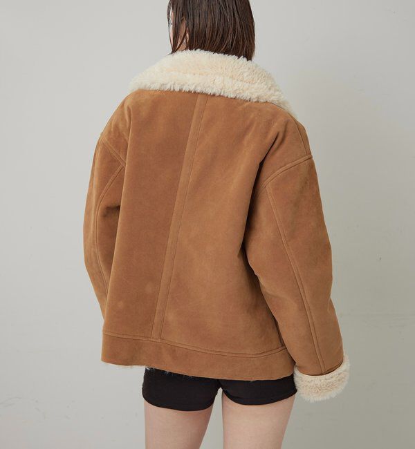  「【WEB限定】スウェードムートンジャケット」|その他|