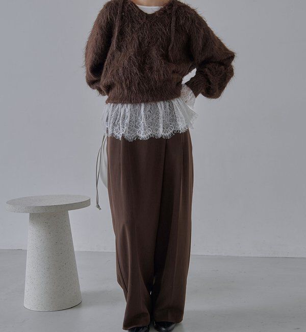  「レースロンT」|シャツ・ブラウス|