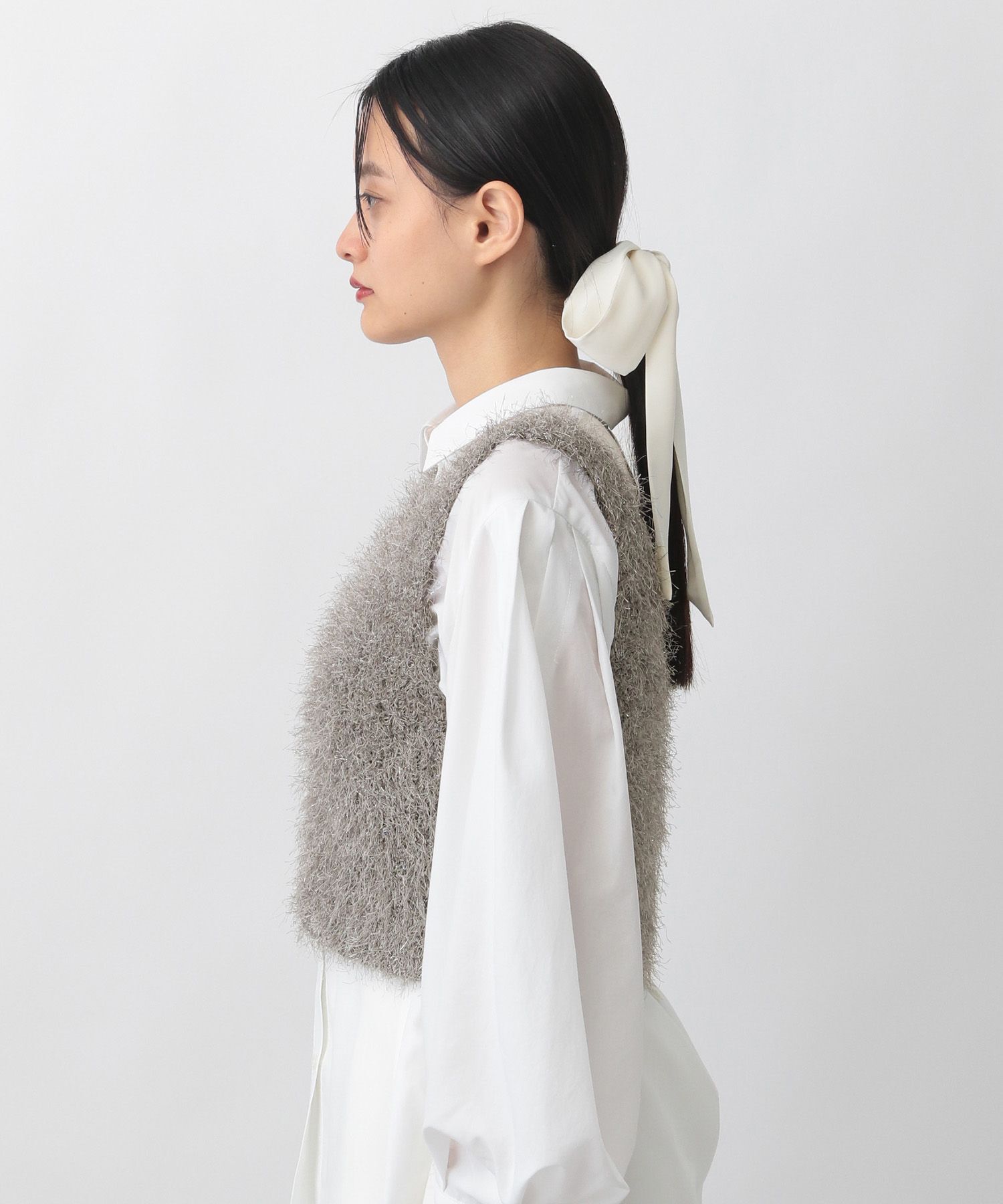 A part by 「ラメフェザーノースリーブ」|ニット・セーター|