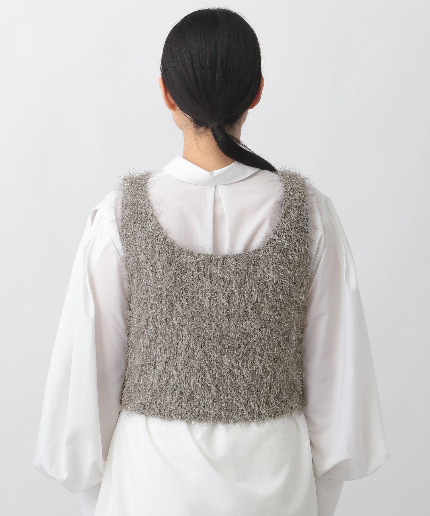 A part by 「ラメフェザーノースリーブ」|ニット・セーター|