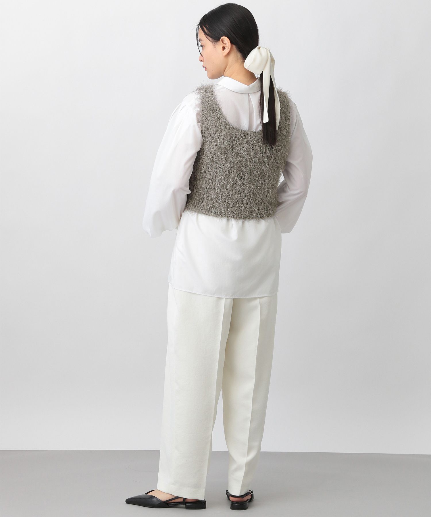 A part by 「ラメフェザーノースリーブ」|ニット・セーター|