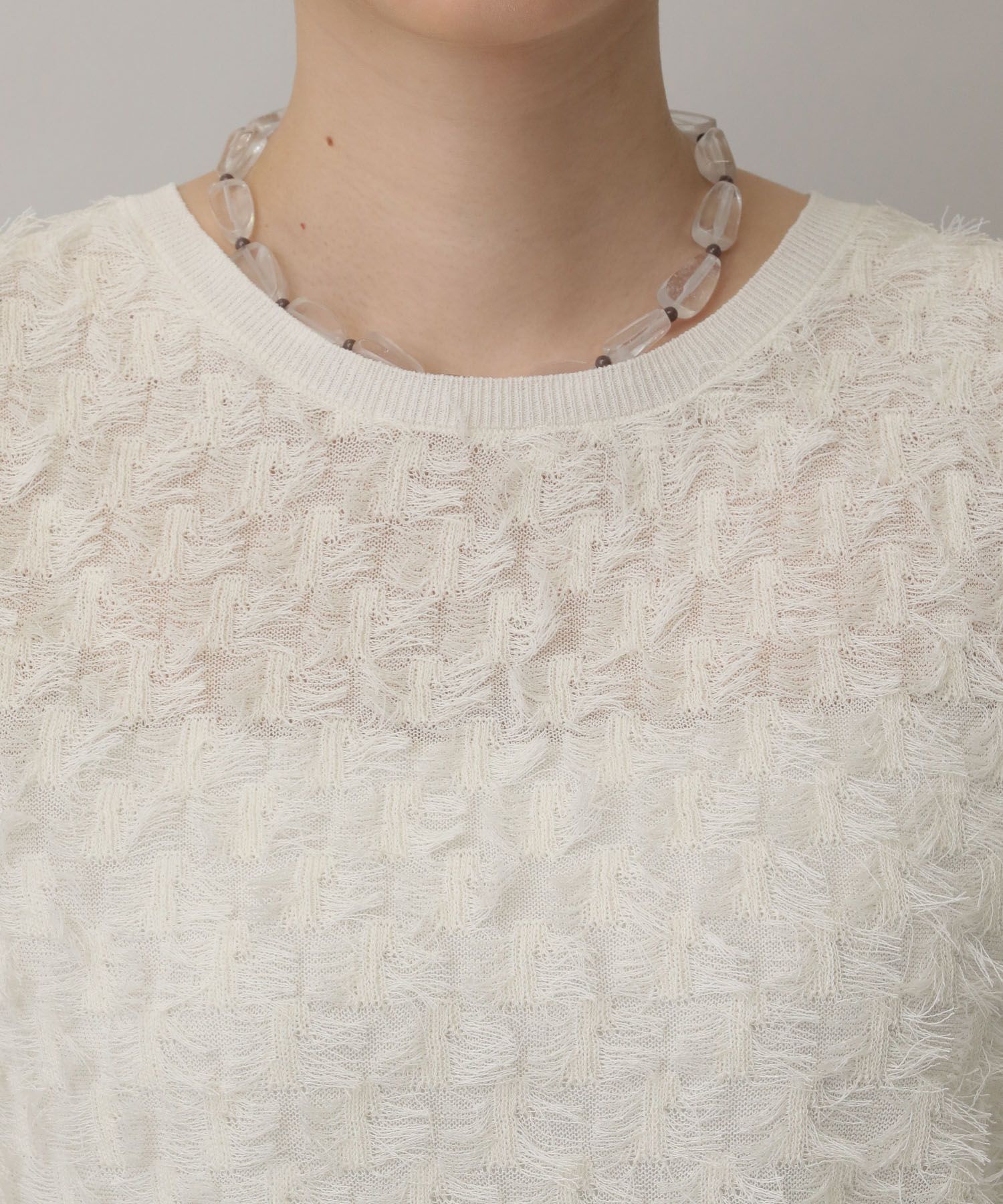 A part by 「フリンジニットノースリーブ」|ニット・セーター|