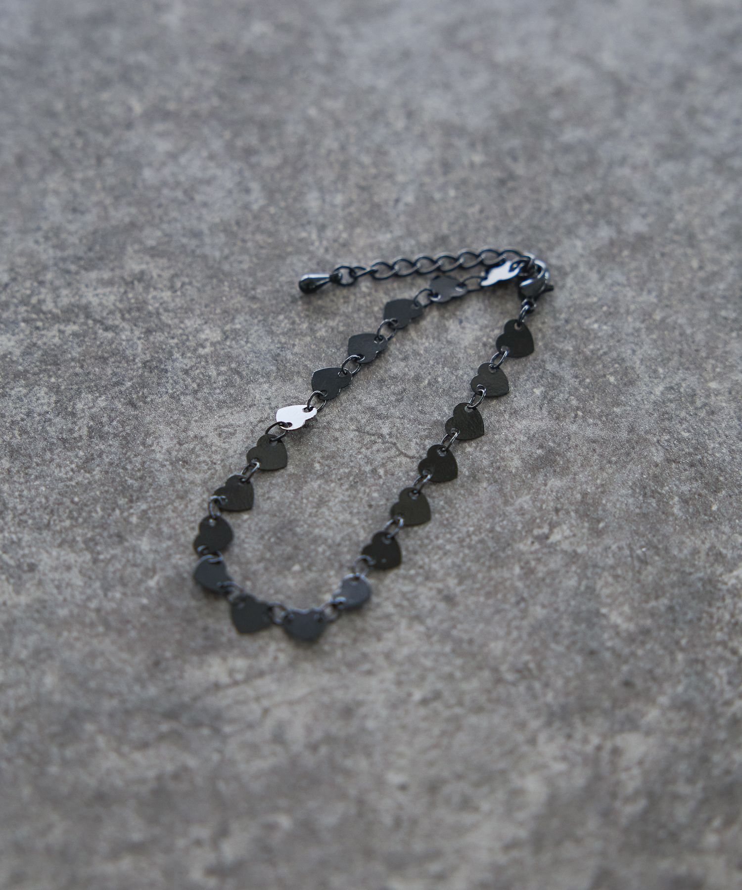 A part by 「ハートチェーンブレスレット」|ブレスレット・バングル|ブラック