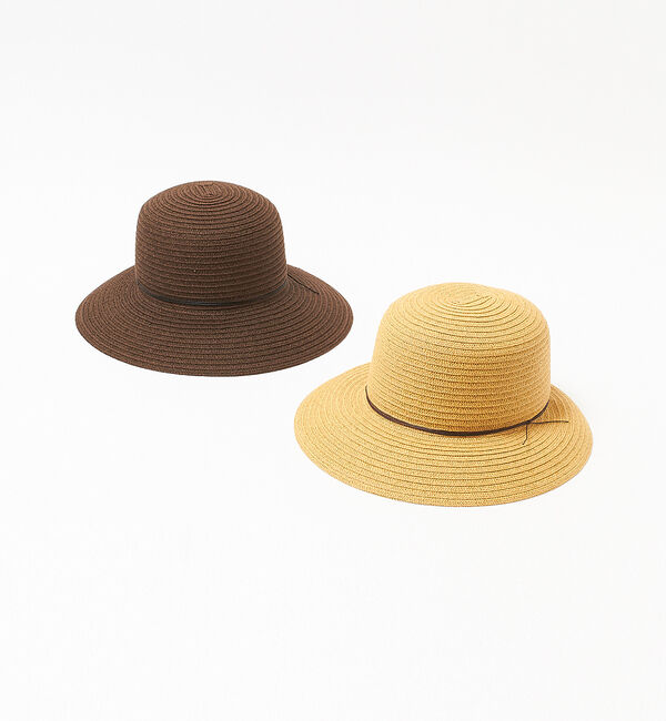 collex「【紫外線対策】ペーパーつば広ハット」|その他|
