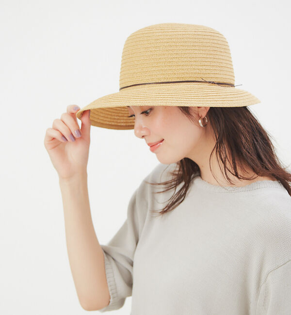 collex「【紫外線対策】ペーパーつば広ハット」|その他|