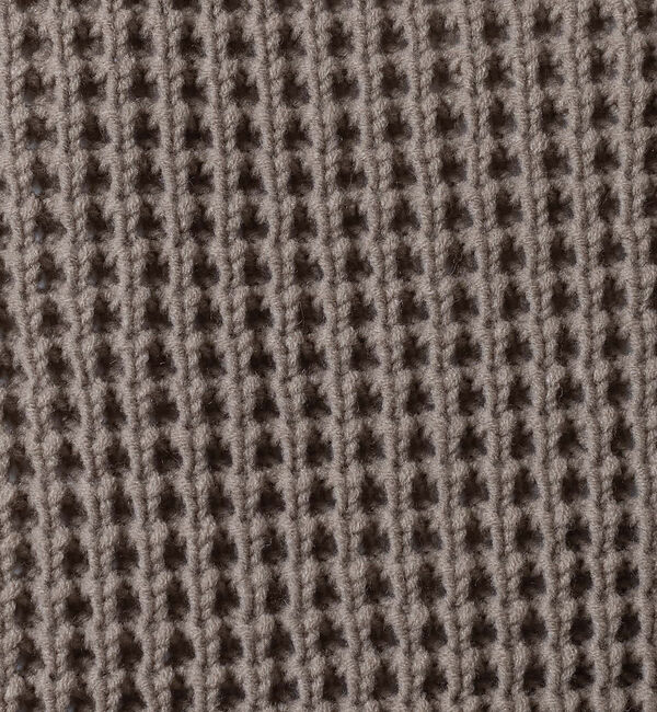 collex「ワッフルタートルニットプルオーバー」|ニット・セーター|