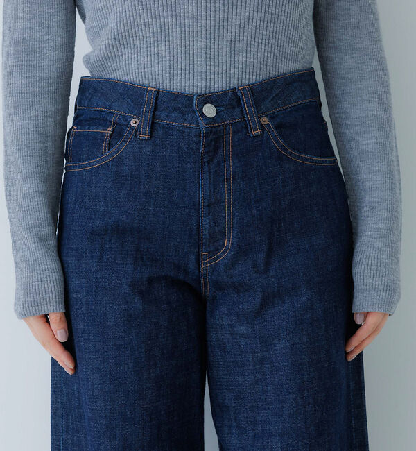 collex「定番人気！美シルエット　セミワイドデニムパンツ」|デニム|